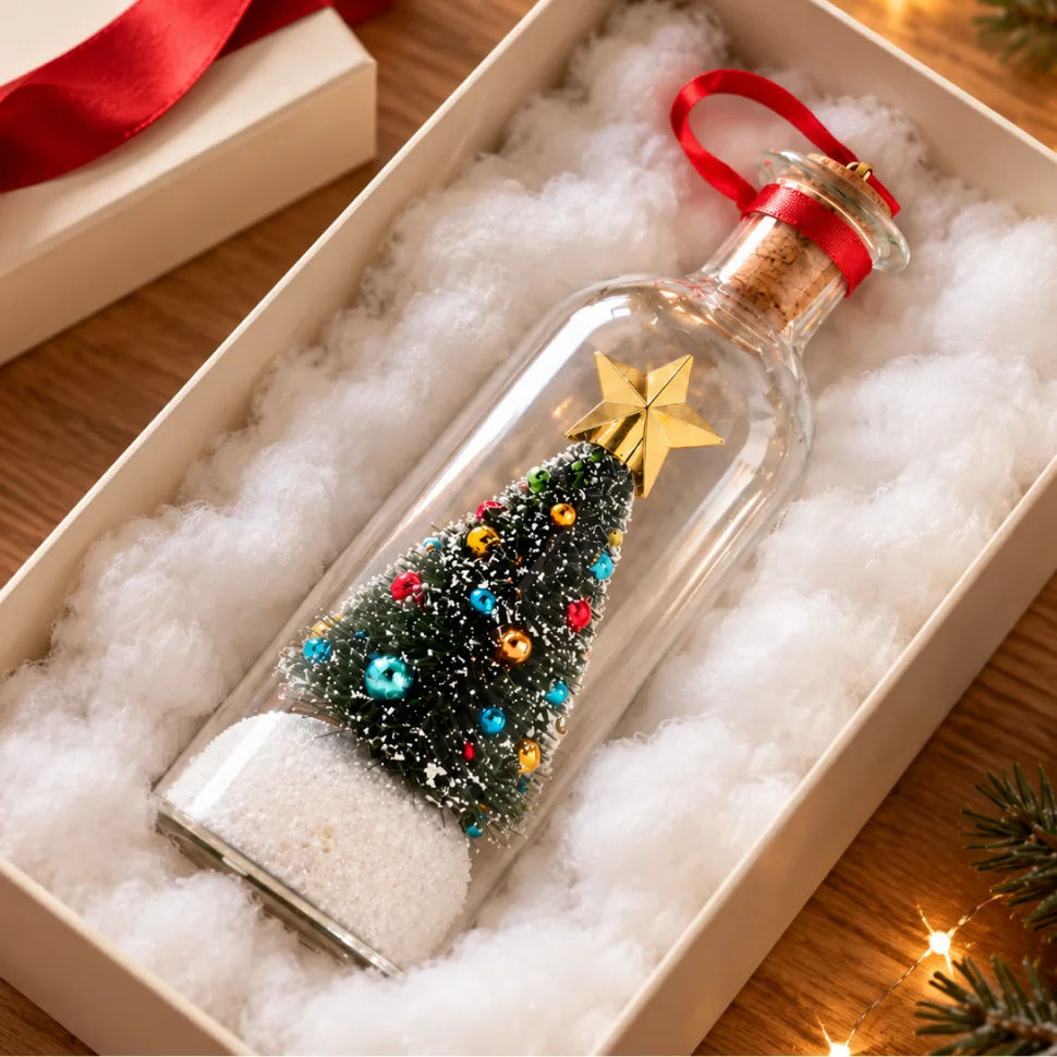 The Christmas Memory Bottle in its gift box
