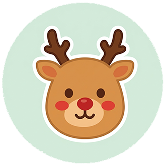 Reindeer dumpling character