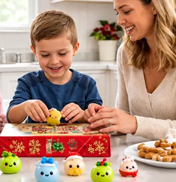 Customer photo of the Squishy Dumpling Advent Calendar
