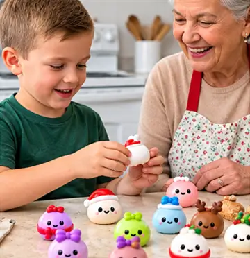 Customer photo of the Squishy Dumpling Advent Calendar