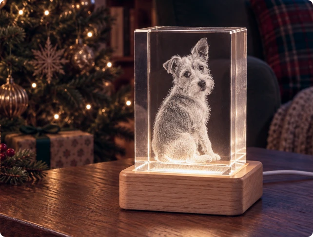 Living Memory Crystal - dog